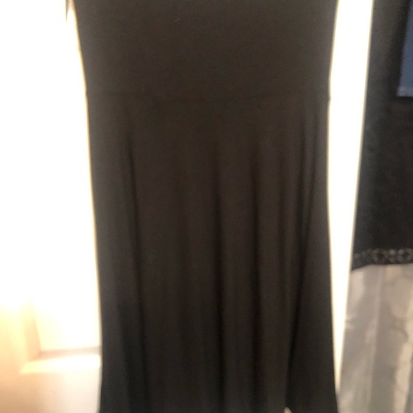 Anne Klein Size M black strapless mini versatile can be worn as a skirt - Picture 6 of 8